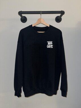 Black White Tank Girl 90s Movie Comic Book Retro Classic Crewneck Sweatshirt